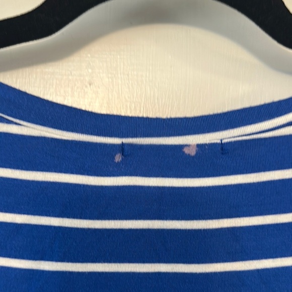 Notations Blue Asymmetrical Embellished Blouse - Picture 7 of 7